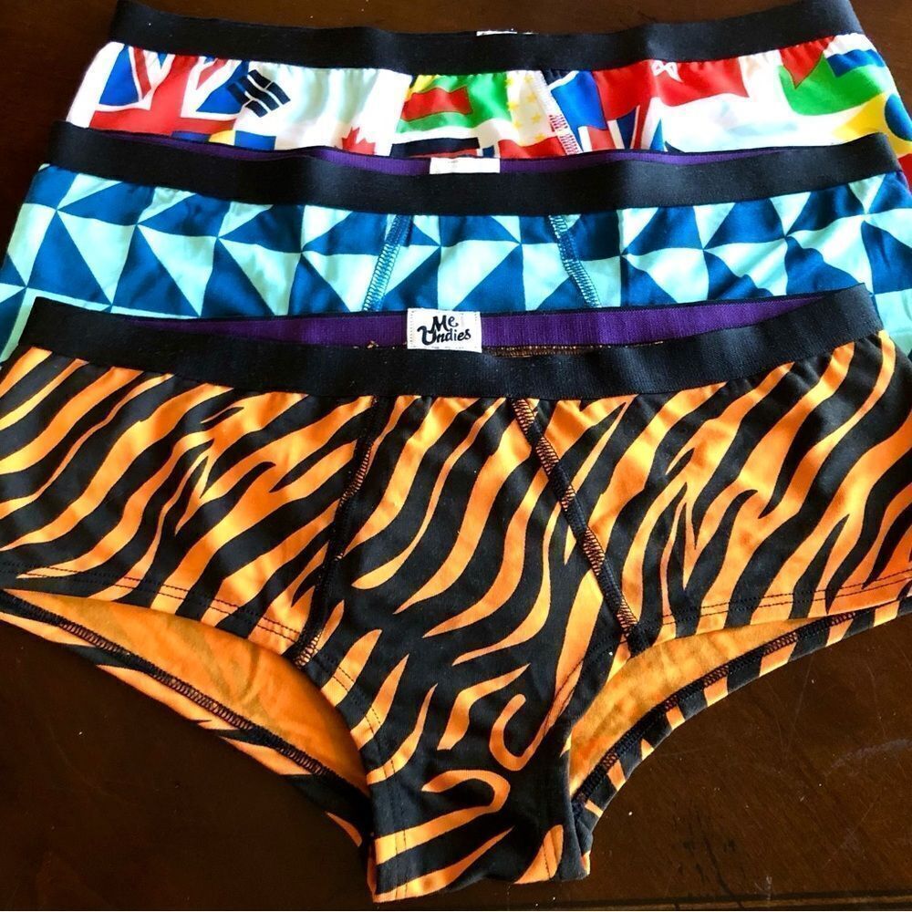 ME UNDIES - BRAND NEW - L Sz Small - 3-Pack Cheeky Brief Undies/Super Soft! - Picture 2 of 12
